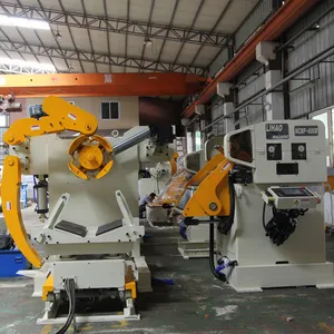 3 In 1 Coil Steel Nc Servo Feeder Uncoiler Metal Plate Hydraulic Decoiler Machine Straightening Machine For Metal Sheet