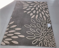 Moderner Jacquard-Teppich Weicher Flächenteppich Strukturiertes Muster Rutschfester Bodenbelag für Wohnzimmer Schlafzimmer