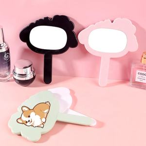 Cloud Shape Cute <strong>Dog</strong> Handheld Cosmetic <strong>Mirror</strong> New Arrival Customizable One Side Handle Hand Held Makeup Travel <strong>Mirror</strong> for Girl - Product Image 4