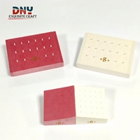 Support d'affichage pour bijoux de piercing corporel personnalisé, en velours coloré, avec clip d'affichage sans fil