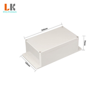 240*120*75mm boîtier électrique étanche extérieur ABS boîtier de sécurité électronique étanche boîtes en plastique boîte de jonction de fil noir