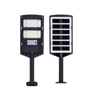 ไฟถนนโซลาร์เซลล์ LED ได้รับการรับรองมาตรฐาน CE พร้อมรีโมทคอนโทรล 4100K/6000K ตัวเรือนอะลูมิเนียมอัลลอยด์ แผงโซลาร์เซลล์แบบโมโนไซริคอน ติดตั้งบนผนัง รับประกัน 10 ปี - Product Image 1