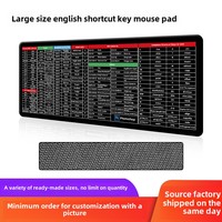 Lylong grand clavier tapis de souris grand ordinateur de bureau tapis de souris 3D style dessin animé peut être personnalisé