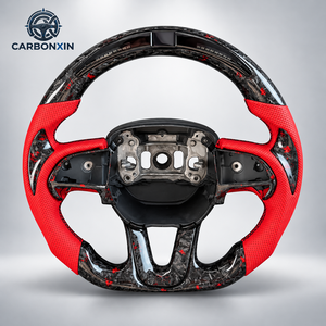 Volant personnalisé en fibre de carbone pour Dodge Charger Challenger Durango Demon SRT Journey RT Viper Ram TRX SXT Hellcat Scat Pack - Product Image 2