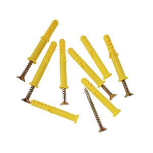 Großhandels preis M6 M8 M10 Stahl wand stecker Expansions anker Gelber Fisch Design mit Schraub befestigung Kunststoff <span class=keywords><strong>Nylon</strong></span> Material - Product Image 1