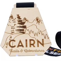 Médailles en bois 3D personnalisées pour récompenses sportives, souvenirs de marathon, course de trail et Noël