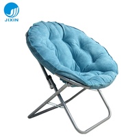 Salon intérieur Nouveau design de mobilier de salon Chaises lune pliantes de luxe pour adultes Couleur rembourrée bon marché Personnalisation