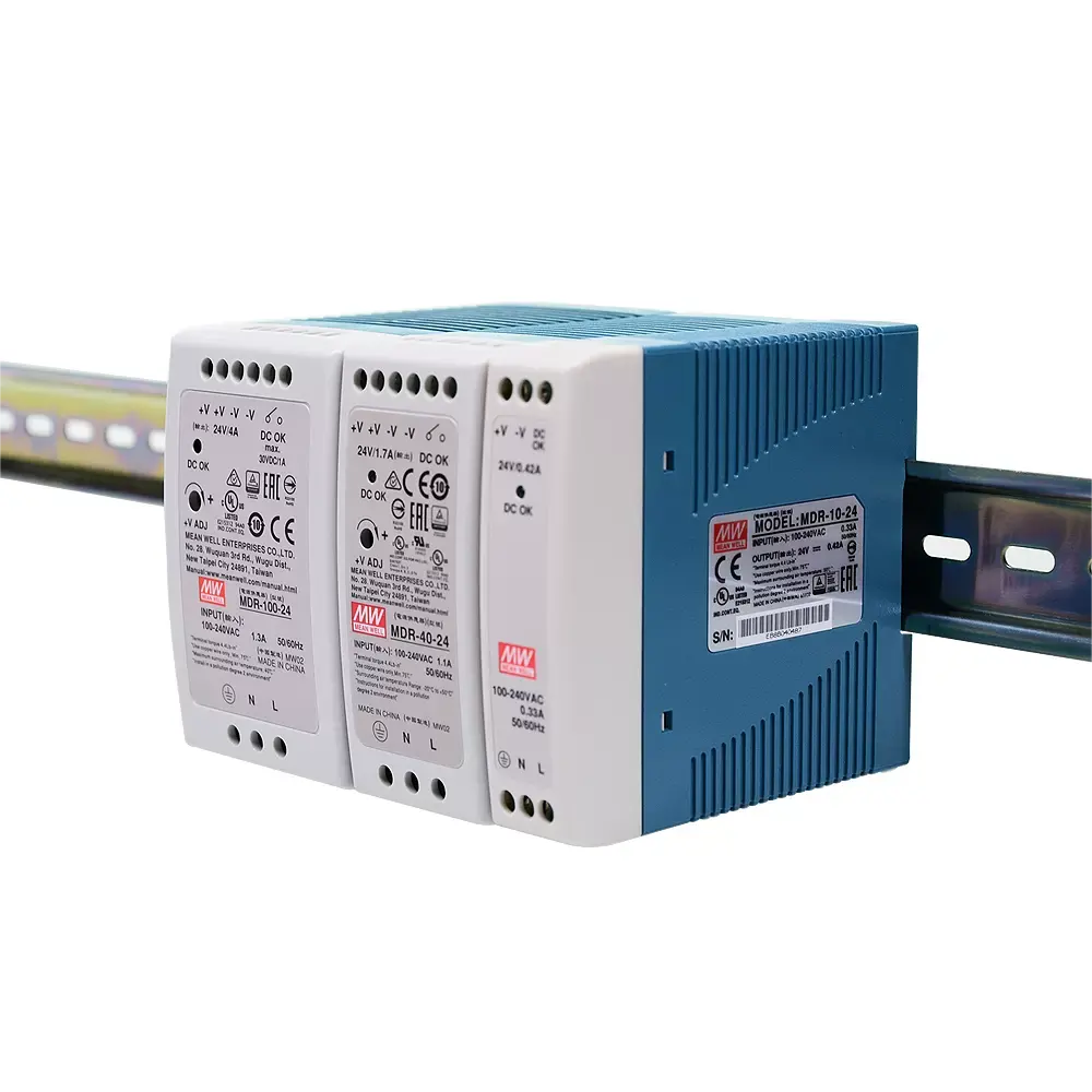 Significwell mdr potência 10w 20w 40w 60w 100w 5v 12v 15v 24v 48v 2a 3a 5a comutação din rail fonte de alimentação para industrial