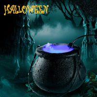 Brumisateur avec LED, humidificateur d'air, pour fête d'halloween, brumisateur, maison hanssée, décoration