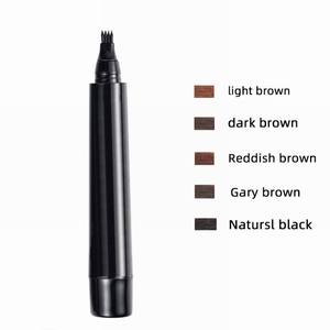 Microblading Crayon à sourcils liquide étanche Marque privée Crayon à sourcils personnalisé Noir Crayon à sourcils précis à <span class=keywords><strong>4</strong></span> pointes - Product Image 3