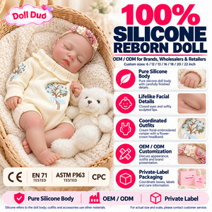 Muñeca Reborn de Silicona de Cuerpo Completo de 18 Pulgadas, Personalizada, con Cabello Enraizado Realista, Regalo Navideño para Niños - Product Image 1