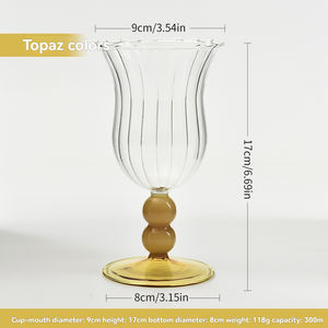 Verres à champagne et à vin rouge rétro français créatifs, verres à cocktail hauts, verres à boisson - Product Image 3