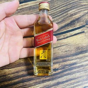 Botellas Pequeñas de Whisky para Cócteles, <span class=keywords><strong>Tequila</strong></span>, Vodka, Vino, Botella de 50 ml para Bebidas, Etiqueta Adhesiva Verde/Negra/Roja/<span class=keywords><strong>Azul</strong></span> - Product Image 4