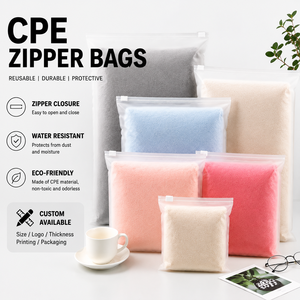 Bolsas de Almacenamiento con Cierre CPE Personalizadas, Reutilizables, Duraderas, Resistentes al Agua, Ecológicas, para Organización Diaria - Product Image 1