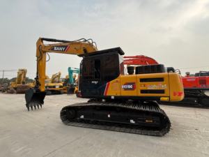 Excavatrice sur chenilles SANY SY215C d'occasion, Tier 3, prête pour le marché mondial, 88 % de durée de vie UC, mode Eco, 15 % d'économie de carburant, force de creusement de 32k, boîte de vitesses Mitsubishi - Product Image 6