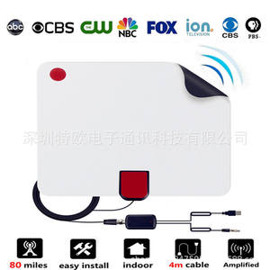 Antenne <span class=keywords><strong>TV</strong></span> numérique ISDB-T 2022 Amplificateur 4K VHF UHF Amplificateur de signal Rétroéclairage LED Projection HDTV Écran 32 pouces Intérieur Plastique - Product Image 3