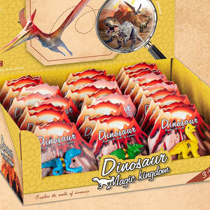 30pcs Volcano Card Pack Petits Jouets Colorés En Plastique Dinosaure Trading 2025 Nouveautés - Product Image 5