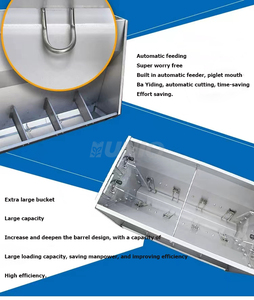 อุปกรณ์ให้อาหารฟาร์มสุกร เครื่องให้อาหารลูกสุกร เครื่องให้อาหารสแตนเลสสำหรับสุกร - Product Image 6
