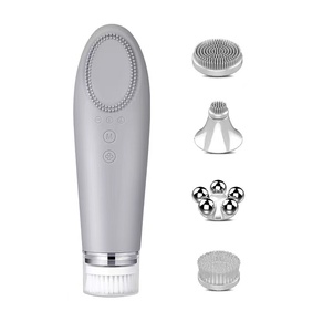 Venta caliente en cepillo de limpieza facial cepillo de lavado de cara de silicona suave masajeador Facial cepillo de limpieza eléctrico - Product Image 2