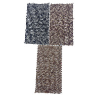 Tissu fantaisie en laine/polyester jacquard tissé brossé à chevrons pour vêtements, vente en gros, fabricant de tissus 3787