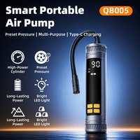 Wholesale Portable Tyre Inflator Mini Air Compressor for Car Tires Aluminum Alloy Cordless Electric Bike Pump with Digital Gauge