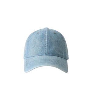 High Quality Breathable Waterproof 6-Panel Denim <strong>Light</strong> Plate Cap Baseball Sun <strong>Hat</strong> with Metal Buckle for Unisex Adults Summer - Product Image 5