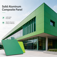 Panneaux composites ACP en aluminium de couleur unie, ignifuges, 3 mm, 4 mm, 5 mm, 4x8, pour revêtement mural