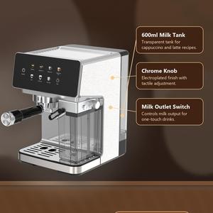 Machine à café expresso haute pression 20 bars semi-automatique avec mousseur à lait pour latte et cappuccino - Product Image 6