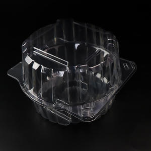 Caja de Embalaje Transparente para Lechuga de PET, Contenedor Tipo Concha de Alta Transparencia para Verduras y Frutas, Bandeja Antirrotura - Product Image 3