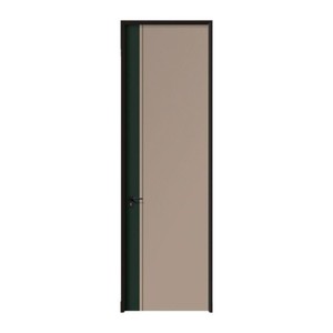 Puerta Interior Minimalista de MDF Sólido con Aislamiento Acústico, Diseño de Panel Plano, Apertura Manual, Superficie Acabada - Product Image 2