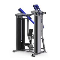 Machine professionnelle de musculation dorsale à double pile de poids Xinrui pour entraînement du dos en salle de sport