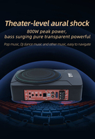 Nouveau design, subwoofer de voiture sous siège haute puissance 800 W, DC12V pour systèmes audio de voiture