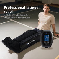 Masseur de jambes sans fil à compression d'air, logo personnalisé, bottes de récupération pour athlètes, soulagement de l'œdème