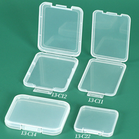 SUNSHING - Estuche de Almacenamiento para Tarjetas de Memoria 8 en 1, Plástico Transparente Estándar, para Tarjetas Micro SD, CF, TF, XD, XQD, SDHC, NM, con 12 Ranuras