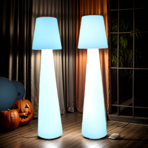 Lampe sur pied LED moderne et élégante, sans fil, avec changement de couleur à 16 couleurs, <span class=keywords><strong>colonne</strong></span> carrée, indice de protection IP65, pour Halloween et Noël - Product Image 6