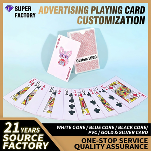 Custom Playing Cards 57x87mm Rounded Corners Waterproof Coated Paper For Card Games And <b>Entertainment</b> Venues - Product Image 4