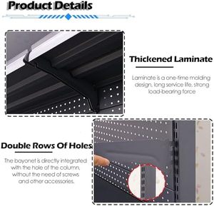 Free Design China Gondola Mart Racks Supermarket <b>Shelves</b>, <b>Black</b> Gondola Shelving Units - Product Image 3