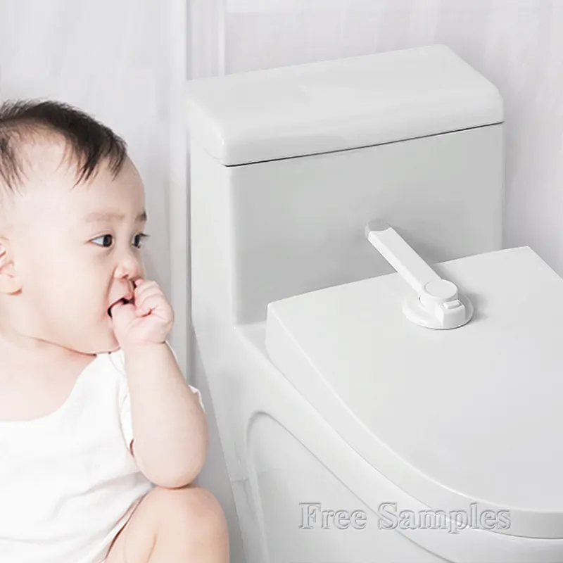 Desain Baru Kunci Pengaman Anak Bahan ABS Kunci Penutup Kursi Toilet Pengaman Bayi Kunci Dapat Diterima Semua Musim 25-35 Hari Kotak Warna 1000 Buah