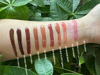 Gloss à lèvres brillant avec logo personnalisé, longue durée, imperméable, nacré, gloss à lèvres liquide, marque privée, rouges à lèvres liquides