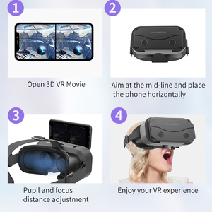 Hot Bán New Tai Nghe Thông Minh Thực Tế Ảo Kính Sản Phẩm All-in-One Xem Phim/Trò Chơi 3D VR Kính - Product Image 4