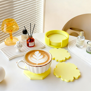DIY Epoxy Resin Silicone Molds <strong>Kit</strong> Round Square Coaster Molds Storage Box for Gypsum Craft Home <strong>Decoration</strong> - Product Image 4