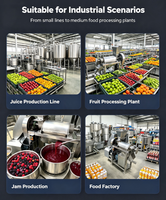 Hoge Opbrengst Schroefpers Sapcentrifuge Automatische Sap-Pulp Scheidingsmachine voor Meerdere Fruit en Groenten