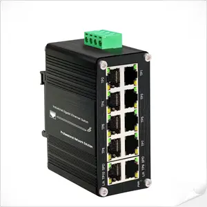 Mini 10 Port Gigabit PoE Switch 8 Port 10/100/1000T 802.3at To 2-Port 10/100/1000T Compact Ethernet Switch