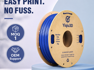 Filament d'imprimante 3D PLA Yiqiu3D 1,75 mm 1 kg, impression facile, écologique, noir brillant, moulage pour Bambu Lab - Product Image 1