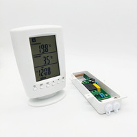 Controlador de temperatura del termostato programable de habitación inalámbrico de diseño Domisi WTS2100 con programas de calor y refrigeración P1 ~ P8