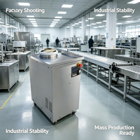 Machine à arrondir la pâte industrielle, équipement automatique de roulage de boules de pâte pour l'usine de transformation alimentaire