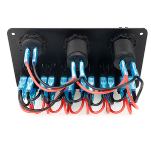 6 כנופיית Rocker פנל 12/24V הכפול USB חריץ שקע דיגיטלי מד מתח מתח תצוגת לימי רכב rv כלי רכב משאית Yach - Product Image 6