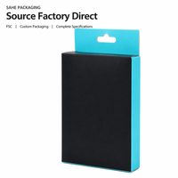 Boîte d'emballage de produits électroniques personnalisée, boîte pliante, vente en gros, qualité supérieure, conception OEM ODM, livraison rapide