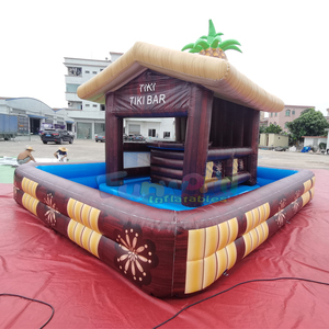 Bar de piscine gonflable de qualité commerciale avec toit pour extérieur et jardin - Product Image 2