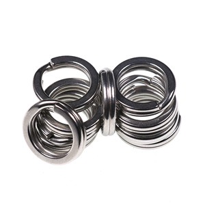 Señuelo a presión de doble círculo de acero inoxidable, accesorios de pesca de carpa abierta, Conector de broches giratorios, anillos divididos para pesca de carpa - Product Image 6